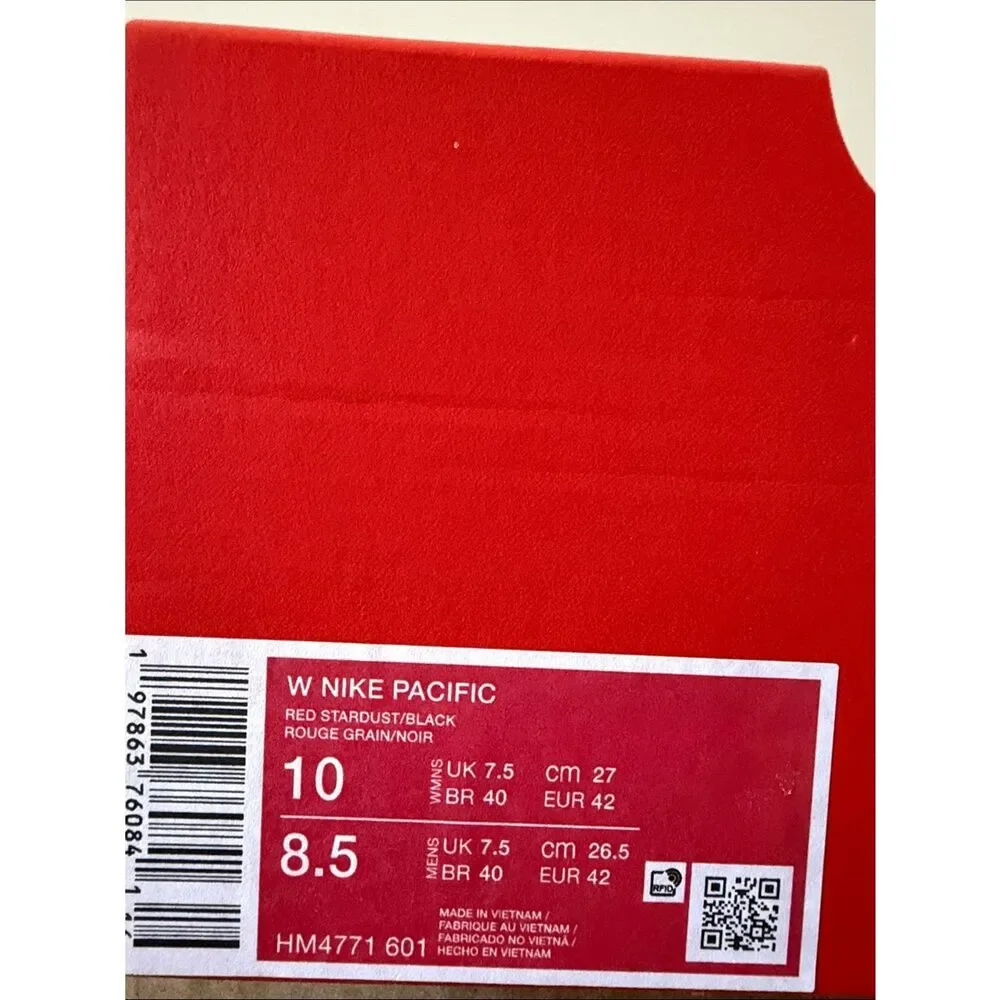 Nike Pacific Red Stardust HM4771-601 Women’s Size 10